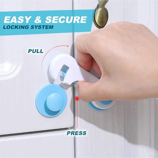 Baby Safety Lock Set for Cabinets & Drawers