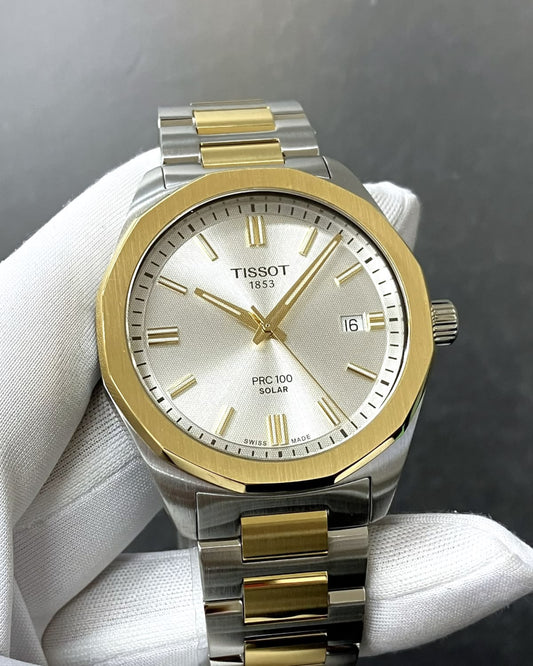 Tissot PRC 100 Solar Luxury Steel Watch